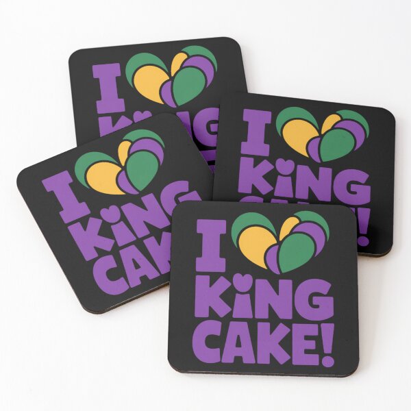 Item preview, I Love King Cake - Cute King Cake designed and sold by LittleBO5.