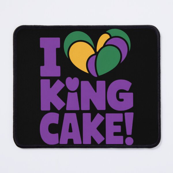 Item preview, I Love King Cake - Cute King Cake designed and sold by LittleBO5.