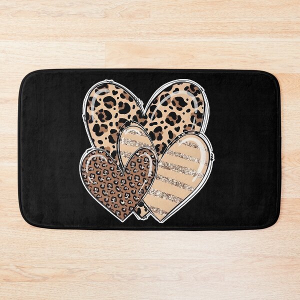 Item preview, Leopard Print Hearts Aesthetic Animal Pattern Illustration designed and sold by Deep-Fold.