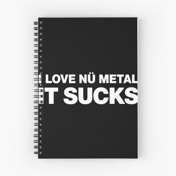 Item preview, I Love Nu Metal - It Sucks Funny Heavy Rap Music Fan Humor designed and sold by LittleBO5.