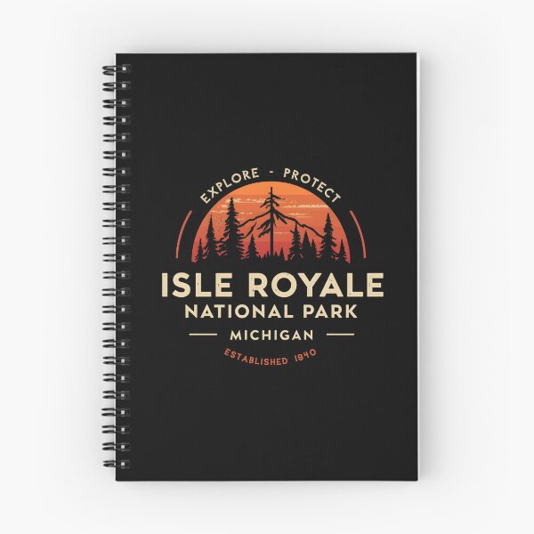 Item preview, Isle Royale National Park - Michigan designed and sold by GoodOldVintage.