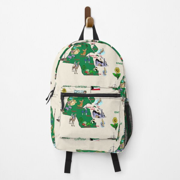 Item preview, Kuwait Map Illustration, Culture, Nature & Landmarks designed and sold by mashmosh.