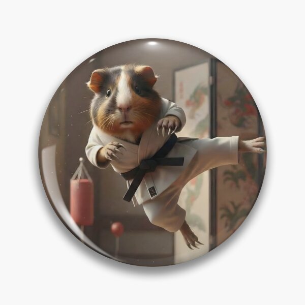 Item preview, Martial Arts Guinea Pig designed and sold by Running-Duck.