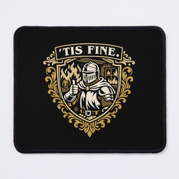 Item preview, Medieval Meme Tis Fine Knightcore Dark Humor designed and sold by pixeptional.