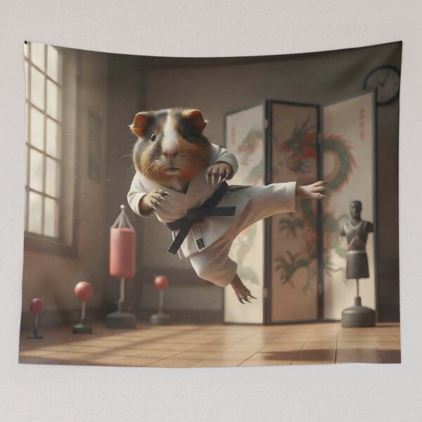 Item preview, Martial Arts Guinea Pig designed and sold by Running-Duck.