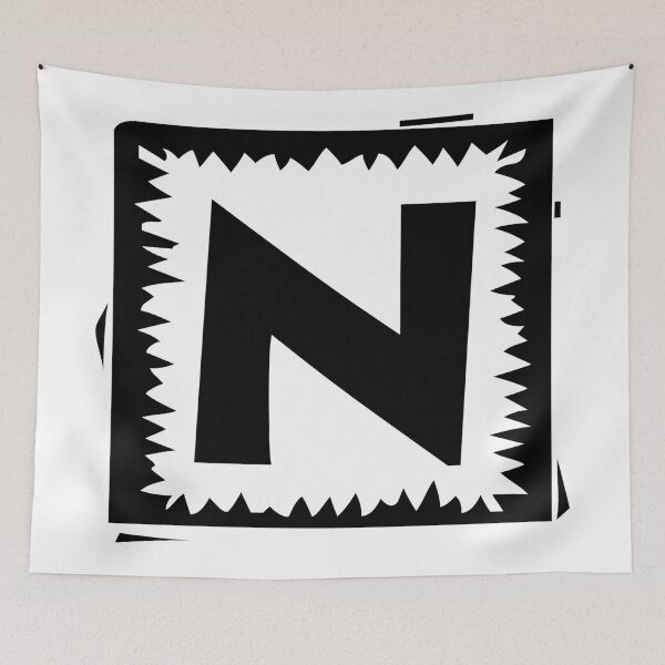 Item preview, Alphabets Doodle - Jagged Frame | YWZMZRKK 13 designed and sold by MyStickersCove.