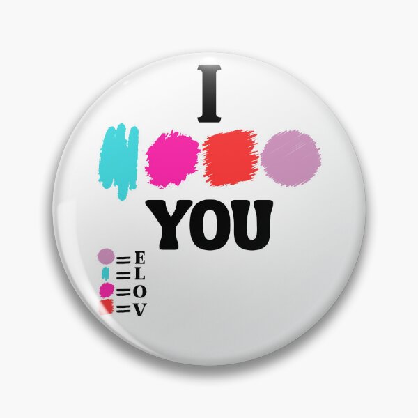 Item preview, Secret Color Code Love Message Abstract Art Cipher designed and sold by axiksa10.