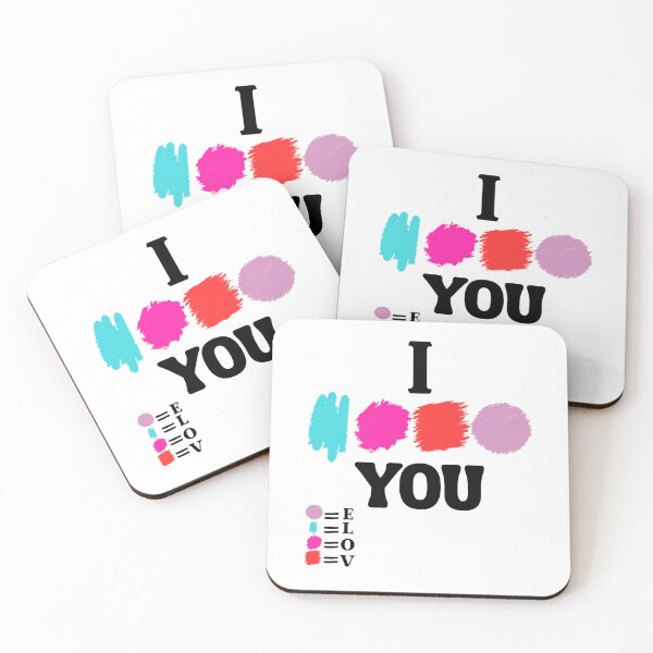 Item preview, Secret Color Code Love Message Abstract Art Cipher designed and sold by axiksa10.