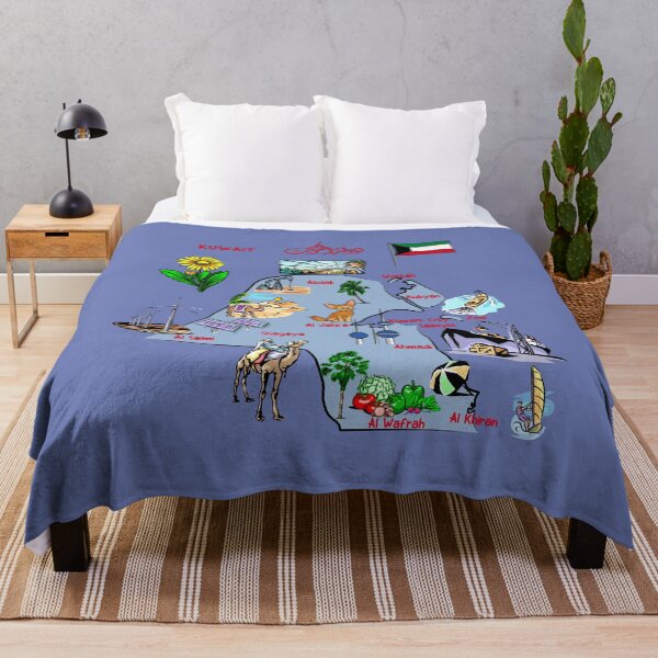 Item preview, Kuwait Landmarks & Culture Map Art designed and sold by mashmosh.