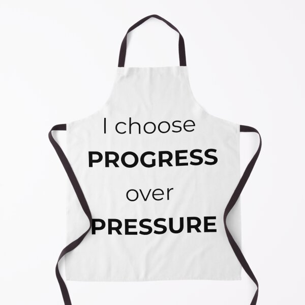 Item preview, I Choose Progress Over Pressure Anti-Perfection Quote 4500px designed and sold by Mikidesign1988.