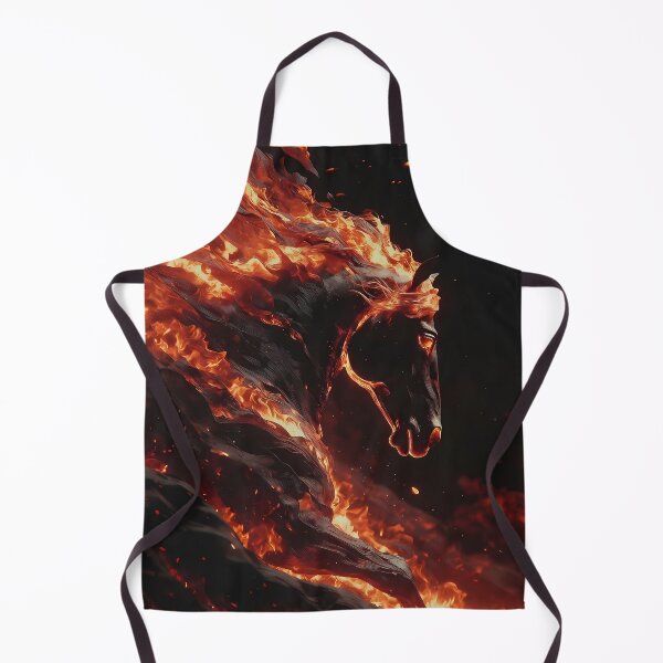 Item preview, Inferno Horse Illustration (image size 7840x11680) designed and sold by Digital-Davinci.