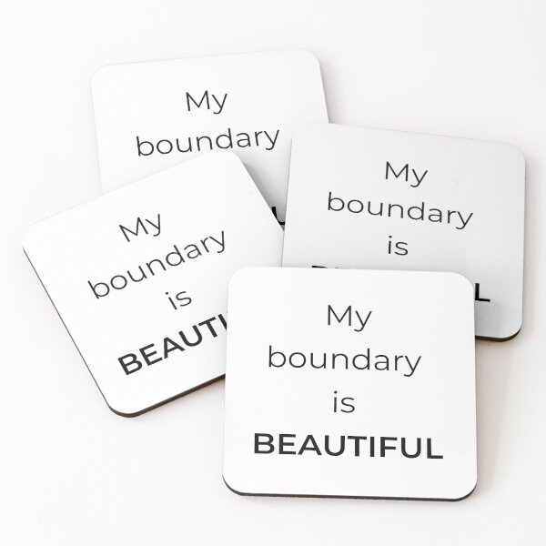 Item preview, My Boundary Is Beautiful Self Respect Quote 4500px Minimalist designed and sold by Mikidesign1988.