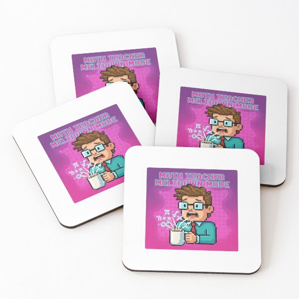 Item preview, Y2K Math Teacher Sticker - Meltdown Mode Funny 2 designed and sold by OrikuStudio.