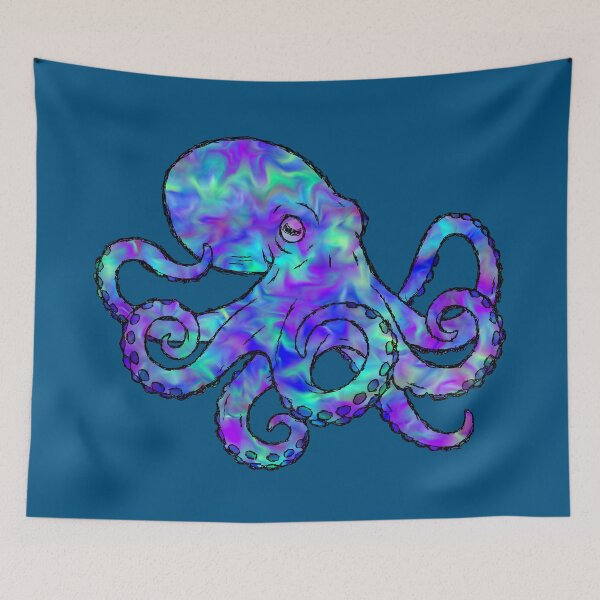 Item preview, Psychedelic Octopus designed and sold by BeJahMan.
