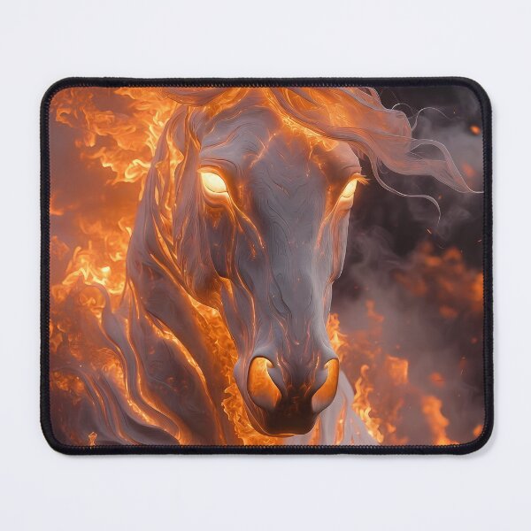 Item preview, Inferno Horse Illustration (image size 7840x11680) designed and sold by Digital-Davinci.
