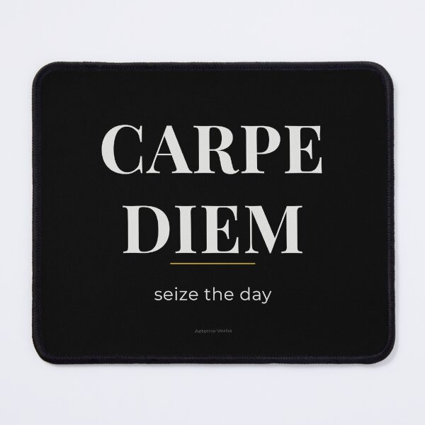 Item preview, Carpe Diem – Latin Reflection on the Present Moment designed and sold by AETERNA VERBA.