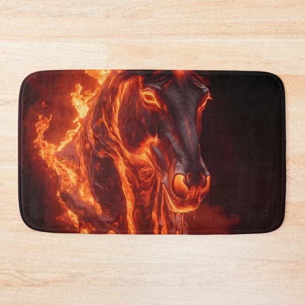 Item preview, Inferno Horse Illustration (image size 7840x11680) designed and sold by Digital-Davinci.