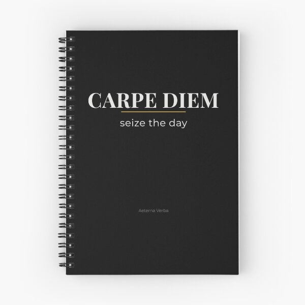 Item preview, Carpe Diem – Latin Reflection on the Present Moment designed and sold by AETERNA VERBA.