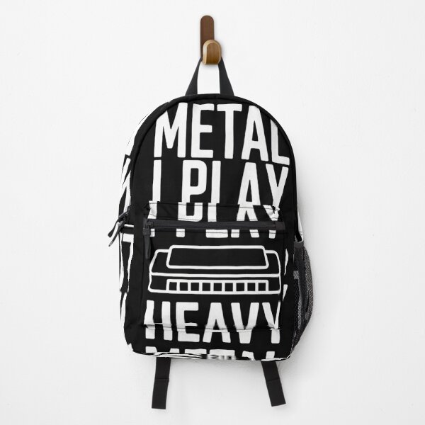 Item preview, I Play Heavy Metal Funny Harmonica Band Music Blues designed and sold by LittleBO5.