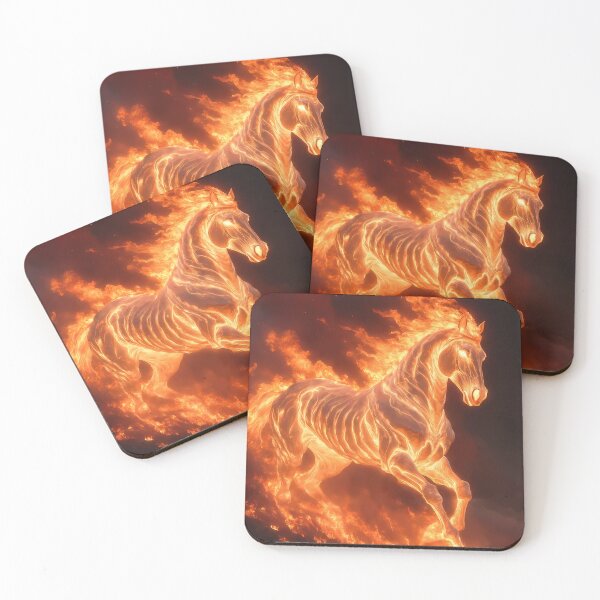 Item preview, Inferno Horse Illustration (image size 7840x11680) designed and sold by Digital-Davinci.