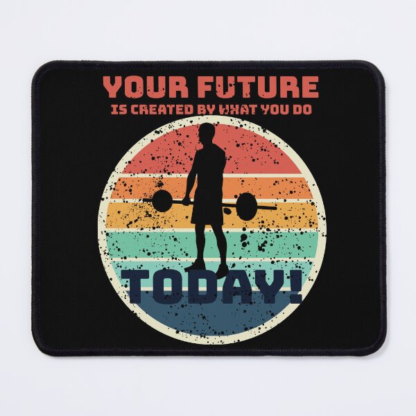 Item preview, Gym Motivation– Your Future Is Created Today designed and sold by positive vibes.