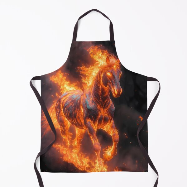 Item preview, Inferno Horse Illustration (image size 7840x11680) designed and sold by Digital-Davinci.