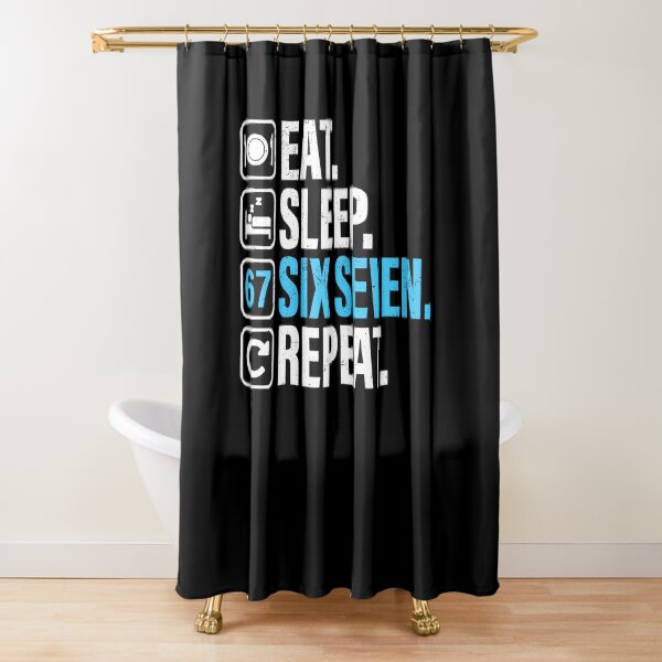 Item preview, 67 - Sixty Seven Number 67 Meme Eat Sleep Six Seven Repeat designed and sold by farhanhafeez.