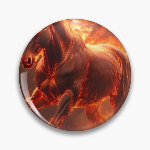 Item preview, Inferno Horse Illustration (image size 7840x11680) designed and sold by Digital-Davinci.