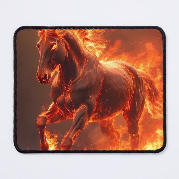 Item preview, Inferno Horse Illustration (image size 7840x11680) designed and sold by Digital-Davinci.