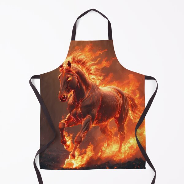 Item preview, Inferno Horse Illustration (image size 7840x11680) designed and sold by Digital-Davinci.