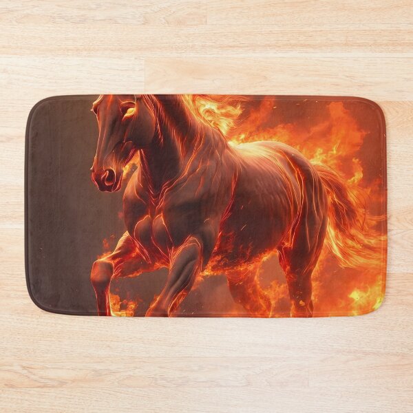 Item preview, Inferno Horse Illustration (image size 7840x11680) designed and sold by Digital-Davinci.