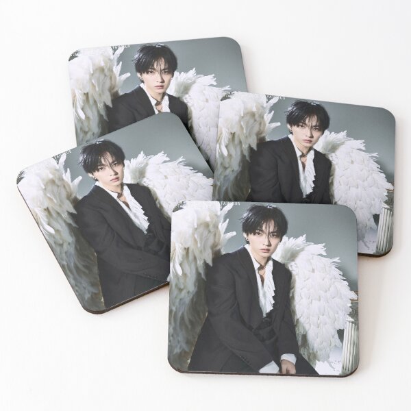 Item preview, Lee Know cats Stray Kids Stay with your wings poster you make stray kids stay hyunjin han changbin han felix seungmin IN skzoo ethereal boyfriend minsung designed and sold by Kpop-Noona.