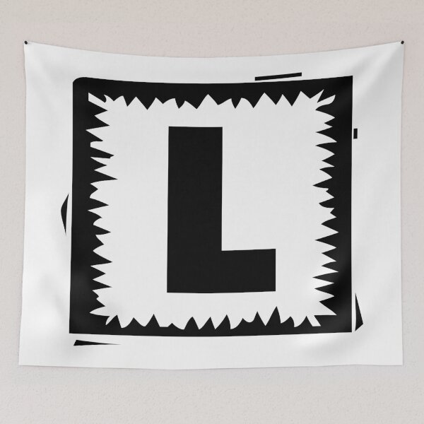 Item preview, Alphabets Doodle - Jagged Frame | YWZMZRKK 15 designed and sold by MyStickersCove.