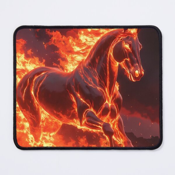 Item preview, Inferno Horse Illustration (image size 7840x11680) designed and sold by Digital-Davinci.