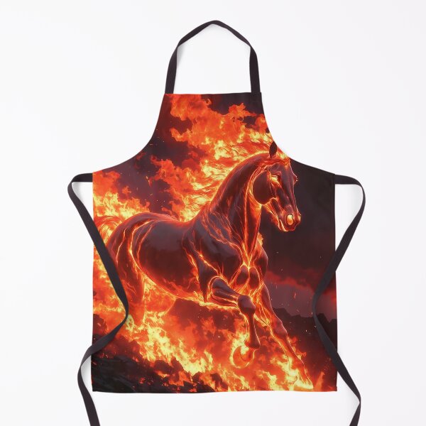Item preview, Inferno Horse Illustration (image size 7840x11680) designed and sold by Digital-Davinci.