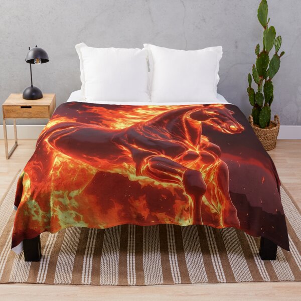 Item preview, Inferno Horse Illustration (image size 7840x11680) designed and sold by Digital-Davinci.