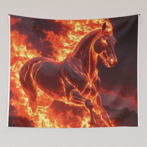 Item preview, Inferno Horse Illustration (image size 7840x11680) designed and sold by Digital-Davinci.