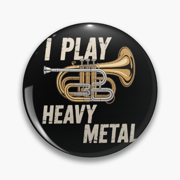 Item preview, I Play Heavy Metal - Tuba Player Marching Band Tubist designed and sold by LittleBO5.