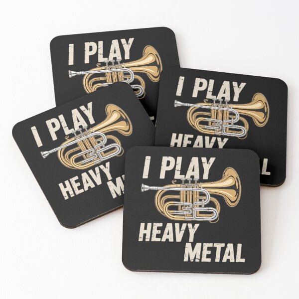 Item preview, I Play Heavy Metal - Tuba Player Marching Band Tubist designed and sold by LittleBO5.