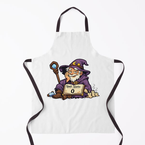 Item preview, Permanently Out of Spell Slots designed and sold by Signal and Ink.