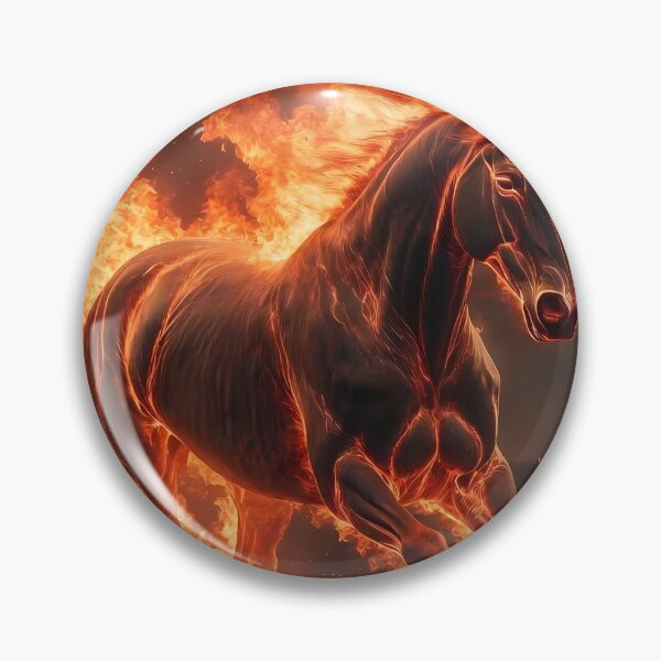 Item preview, Inferno Horse Illustration (image size 7840x11680) designed and sold by Digital-Davinci.