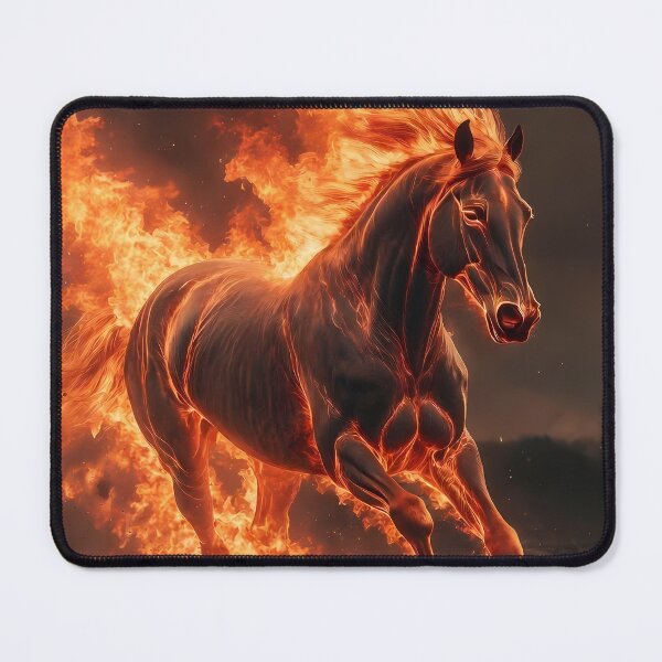 Item preview, Inferno Horse Illustration (image size 7840x11680) designed and sold by Digital-Davinci.