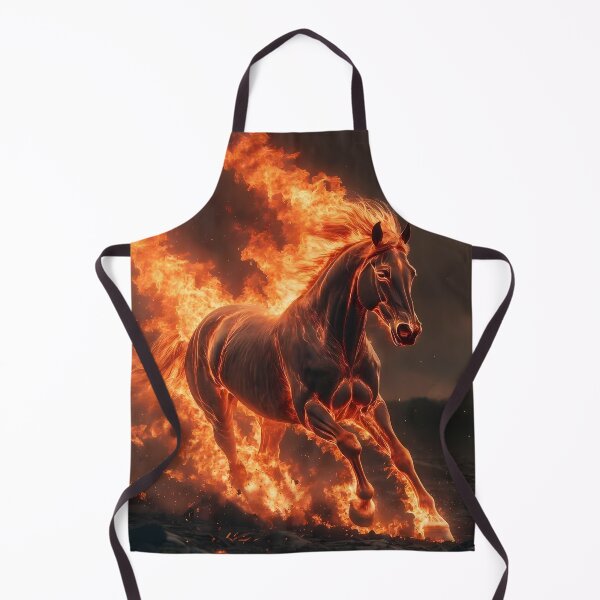 Item preview, Inferno Horse Illustration (image size 7840x11680) designed and sold by Digital-Davinci.