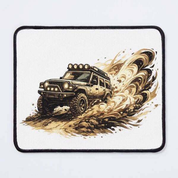 Item preview, Off-Road Adventure 4x4 Patch Illustration designed and sold by myforestfog.