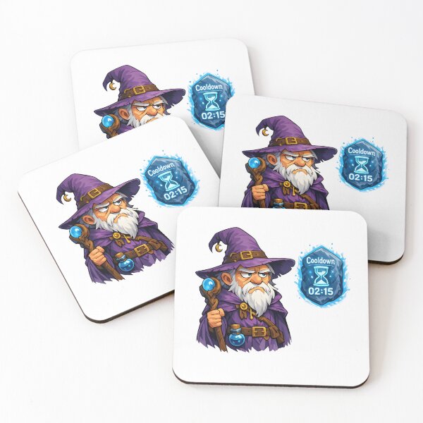 Item preview, Wizard on Cooldown designed and sold by Signal and Ink.