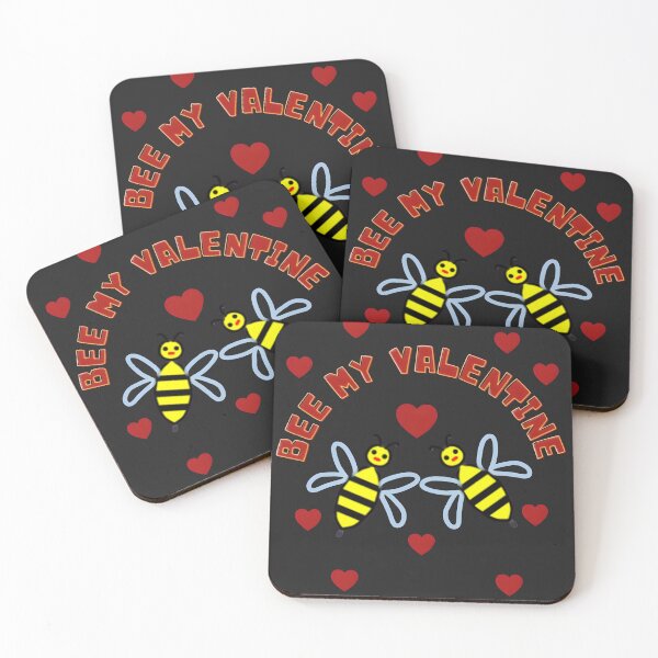 Item preview, Bee My Valentine: Cute Kawaii Bumble Bee Couple Pun Art designed and sold by HopeAndHustle.