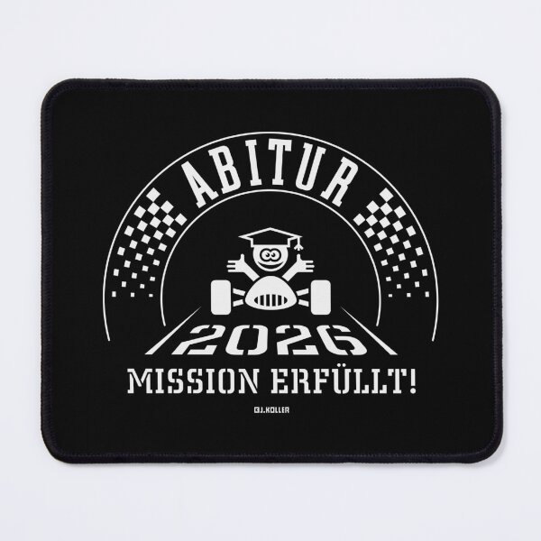Item preview, Graduation 2026 – Mission Accomplished! (School graduation / Finish line / White) designed and sold by Roderix.