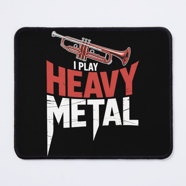 Item preview, I Play Heavy Metal Trumpet Brass Instrument designed and sold by LittleBO5.