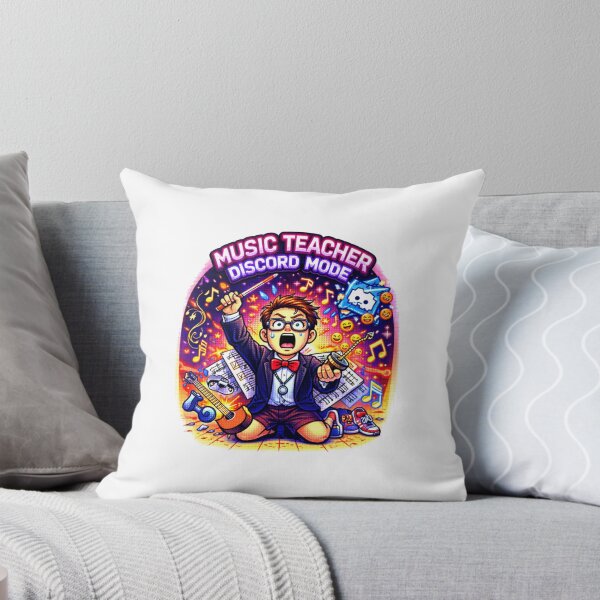 Item preview, Y2K Music Teacher Sticker - Discord Chaos Funny designed and sold by OrikuStudio.