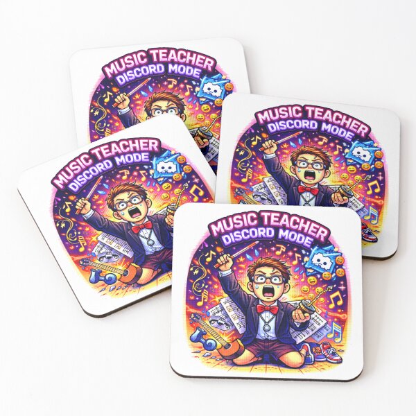 Item preview, Y2K Music Teacher Sticker - Discord Chaos Funny designed and sold by OrikuStudio.